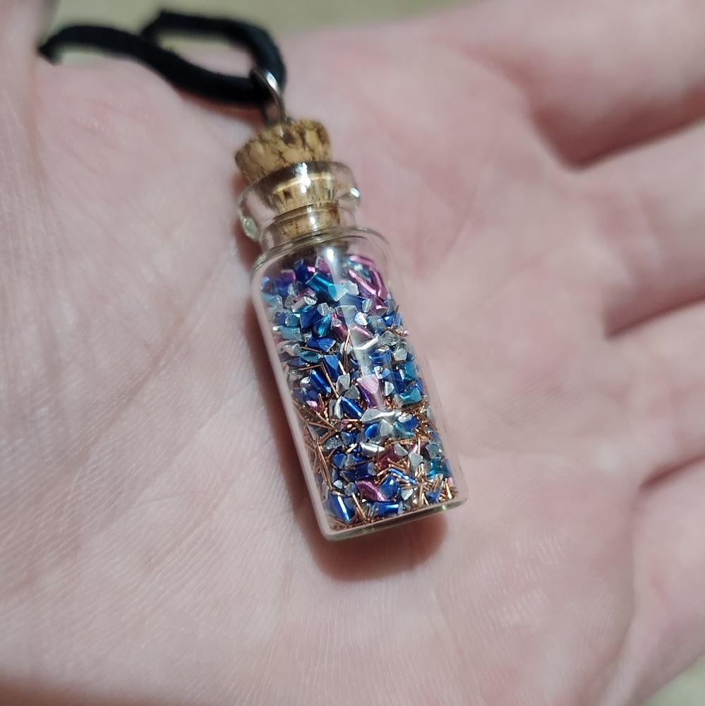 Glass Bottle Necklace